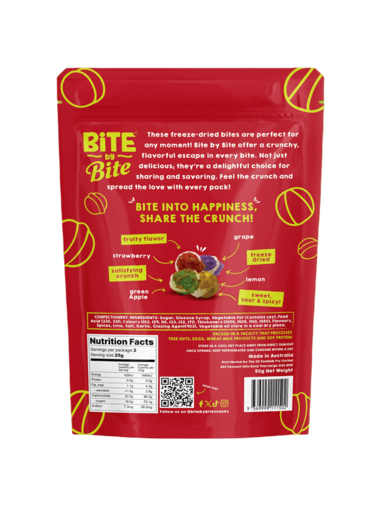 Spicy Lime Rainbow Bites