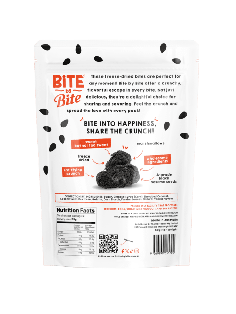 Black Sesame Bites